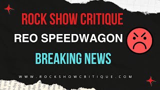 REO Speedwagon To No Longer Tour Starting 2025 [upl. by Ezitram242]