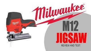 Milwaukee m12 jigsaw review  cordless jigsaw item 244520 [upl. by Evad]