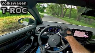 2022 Volkswagen TROC 20 TSI 4Motion DSG facelift  POV test drive [upl. by Atil]