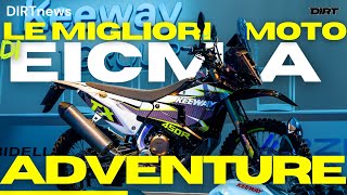 Migliori moto adventure di EICMA 2024 ecco le migliori maxi enduro con il 21quot in Fiera Milano [upl. by Redlac]