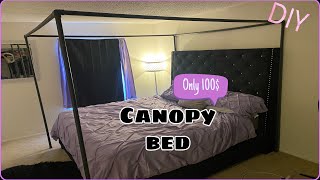 DIY canopy bed 100 [upl. by Nodarse]