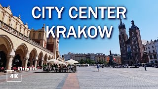 Relaxing Walk in Krakow City Center City Sounds  Relaksujący spacer po centrum Krakowa  4k ASMR [upl. by Zenda]