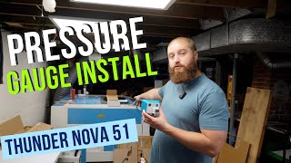 Installing Digital Air Gauge On My Thunder Nova 51  Extremely easy Install [upl. by Eille]