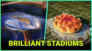 8 Brilliant Qatar World Cup Football Stadiums [upl. by Avlem]