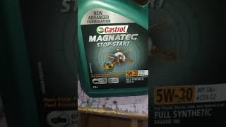 CASTROL magnatec FULL SYNTHETIC ENGINE OIL 5w30 bs6 engine oil [upl. by Anaujnas589]