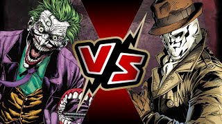 Joker vs Rorschach WATCHMEN  BATTLE ARENA [upl. by Odnumyer]