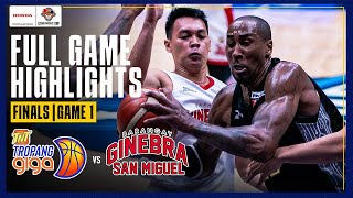 TNT vs BRGY GINEBRA  FULL GAME 1 FINALS HIGHLIGHTS  PBA SEASON 49 GOVERNORS CUP  OCT 27 2024 [upl. by Irby]