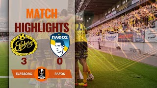 ELFSBORG 3 0 PAFOS UEFA EUROPA LEAGUE HIGHLIGHTS  11072024 [upl. by Grenier703]