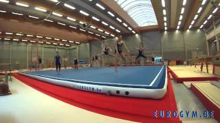 Eerste Opblaasbare Turnvloer ter Wereld van Eurogym [upl. by Laing736]