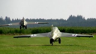 Giant Me163 Formation Flight [upl. by Ahseiyn]