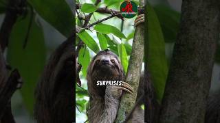 Threetoed sloth are only animal that have internal organs attached to their ribs watch more facts [upl. by Ethelin]