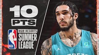 LiAngelo Ball 10 PTS 5 REB Full Highlights vs Kings  2021 NBA Summer League [upl. by Latta]