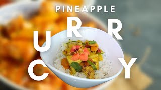 HEALTHY Pineapple Curry Quick and Easy  Vegan Recipes [upl. by Hendrickson935]