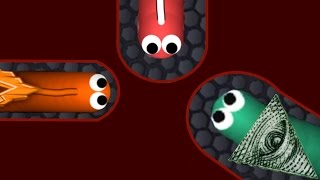 SLITHERIO SKIN SECRET ILLUMINATI  SMALLEST SNAKE VS BIGGEST SNAKE Hack Slitherio Mods [upl. by Stenger]