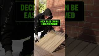 Removing Deck Tiles Are Super Easy [upl. by Borchers]