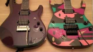 Petrucci Guitar Shootout Ibanez VS Ernie Ball pt1 [upl. by Ellivro]