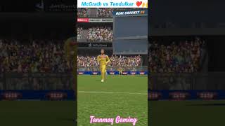 Sachin Tendulkar vs Glen McGrath 💥New Gameplay Real Cricket 24 🔥viral shorts realcricket22 yt [upl. by Ddot]