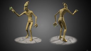 Showreel Cellar Mummy 3D animated character [upl. by Olsson]