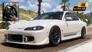 Nissan Silvia S15 Spec R Forza Horizon 5  4090 RTX And 13900k Gameplay [upl. by Hachmin]