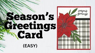 Quick And Easy Christmas Card quickchristmascard christmascardideas [upl. by Maurreen345]