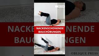 Nackenschonende Bauchübungen für Anfänger [upl. by Oirifrop138]