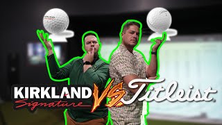 Titleist ProV1 VS Kirkland Signature Golf Balls  Does a tour ball make a difference [upl. by Hammerskjold189]