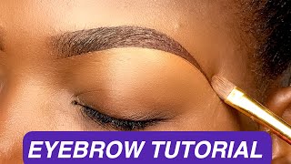 DETAILED EYEBROW TUTORIAL USING PENCIL  HOW TO DRAW EYEBROWS FOR BEGINNERS [upl. by Won]