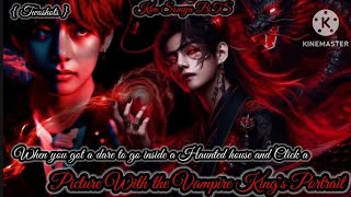 Taehyung ff When you get a dare to click photos with the vampire Kings Portrait   TWOSHOTS [upl. by Airbma]