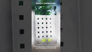 Pret gard beton prefabricat 2024 fyp foryou foryoupage viralvideo gard idei konkretline [upl. by Francoise]