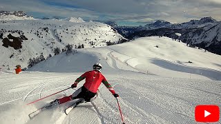 SKI CARVING IN ITALY [upl. by Blossom]