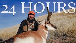 24 HOURS  A WYOMING PRONGHORN HUNT [upl. by Akemehc]