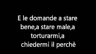 Tiziano Ferro  La differenza tra me e te  TESTO  LYRICS [upl. by Annayoj214]