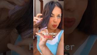 What to do when Velcro hair roller gets stuck in the hair  how to [upl. by Carpio]