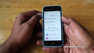 Apple iPhone 5C  Initial Set Up Guide Walkthrough [upl. by Inanak]