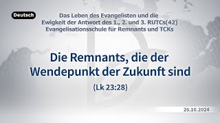 26102024 Evangelisationsschule für Remnants und TCKs [upl. by Dara]