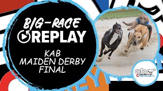 2023 KAB Maiden Derby Final  Drive On Lad  Greyhound Race Replays  2023 Big Finals [upl. by Ybeloc]