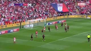 Patrick Bauer goal v Sunderland with titanic music Charlton 21 Sunderland [upl. by Ferne542]