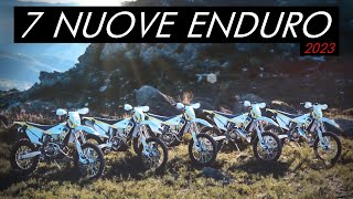 Husqvarna  Lancia 7 Nuove Moto Enduro per il 2023 [upl. by Fairleigh]