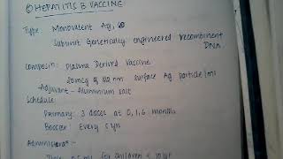 Hepatitis B vaccine  Pediatrics [upl. by Niemad557]