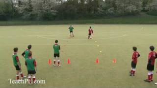 Soccer Drills  Dribbling skills  Relay Race [upl. by Atikcir]