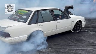 HIGH COMP burnout at BURNOUT SHOWDOWN 12th October 2024 [upl. by Tybald]