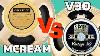 Speaker Shootout V30 Vs M Cream [upl. by Arihat]