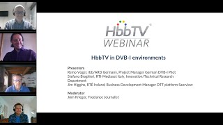 HbbTV Webinar HbbTV in DVB I environments [upl. by Einahc]