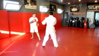 Boxing vs JiuJitsu at Dojo Americana BJJ and Self Defense in Vista CA [upl. by Estis41]