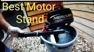 How to Build an Outboard Motor Stand with Test Tank [upl. by Evannia]