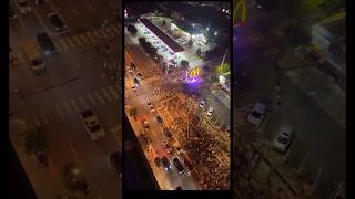 Fans RIOT in Downtown Nashville after Vanderbilt BEATS Alabama 4035 vandy cfb crimsontide [upl. by Tsnre993]