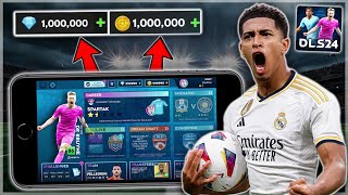 DLS 24 Hack Tutorial ⚽ How I Got DLS 24 Unlimited Diamonds Coins using DLS 24 MOD Android iOS [upl. by Ardnaet]