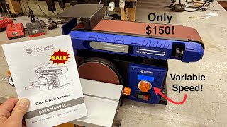 Honest Review of The SainSmart 150 Variable Speed 4”x36” Belt and 6” Disc Sander [upl. by Hgielrahc914]