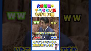 安倍総理のすべらない話セサミン編 すべらない話 安倍総理 安倍晋三 予算委員会 [upl. by Halle]