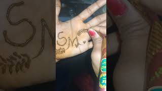 S love m letter youtubeshorts mehndi hennadesign [upl. by Beverly512]